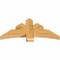 Ekena Millwork Davenport Rough Sawn Timber Gable Bracket, Western Red Cedar, 48"W x 22"H x 4"D x 6"F, 11/12 Pitch GBW048X22X0406DAV00RWR - alternate 2